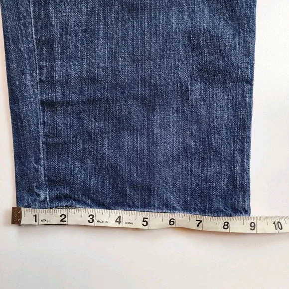 7 of a Kind Jeans Men's 36 Made in USA Button Fly Medium Wash Pants - Picture 3 of 10